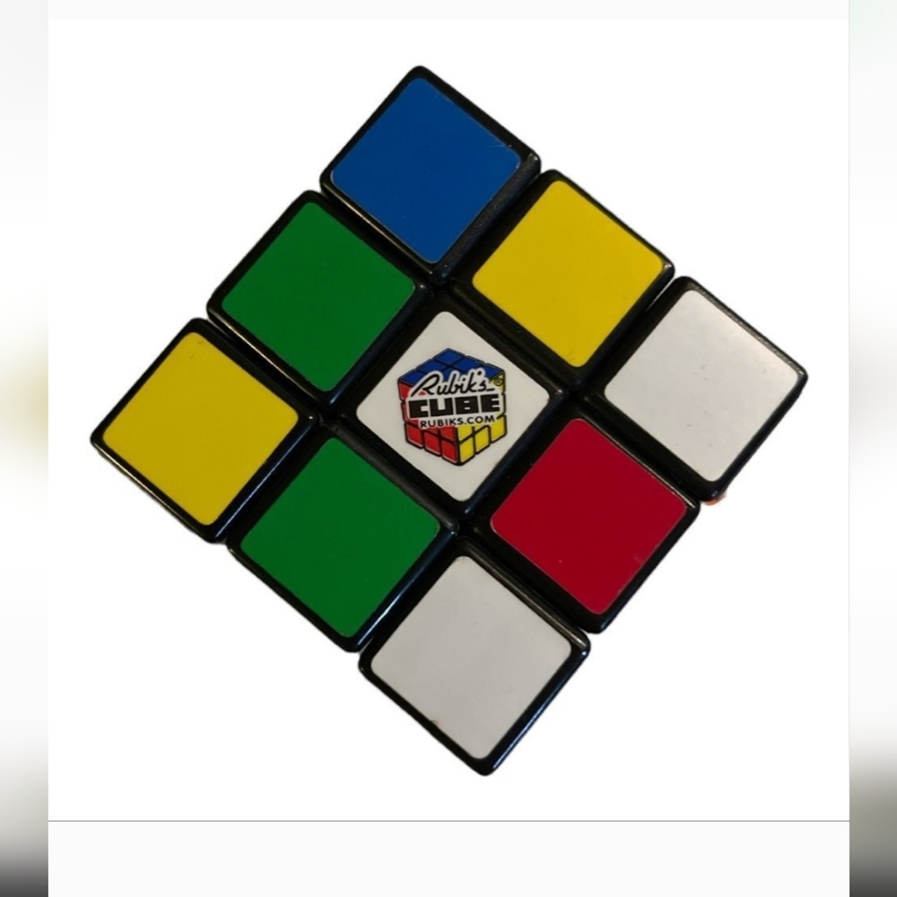 Vintage Rubiks Cube Classic Puzzle Block Brain Teaser Retro Fidget Twist Toy